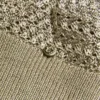 ABALY Metallic Knitted Short Sleeve Top