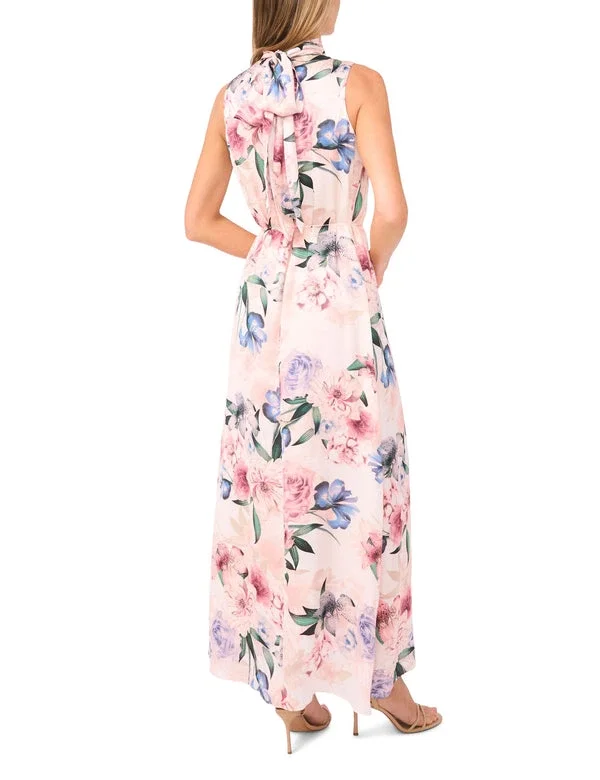 ALINA Bow Tie Sleeveless Maxi Dress ALINA Bow Tie Sleeveless Maxi Dress