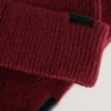 ALLIIYS Ribbed Knit Hat And Scarf Set