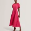 ALLISON Linen Raglan Sleeve Maxi Dress