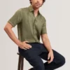 ALLISTR Geometric Tile Print Short Sleeve Shirt