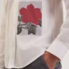 ALVIRO Graphic Patch Relaxed Fit Cotton Shirt