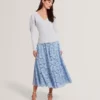 AMELYAA Rib Sculpt Sleeve Sweater