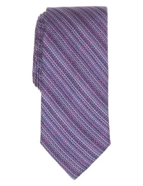 AMWELL Woven Stripe Silk Tie