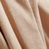 ANITO Open Neck Cotton Linen Polo Shirt