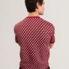 ARDYN Geometric Jacquard Knit T-Shirt
