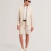 ASHLEYJ Linen Cotton Zip-Up Harrington Jacket