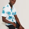 ATALAI Bold Floral Seersucker Short Sleeve Shirt