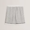 ATTLASS Geo Tile Print Relaxed Pull-On Shorts