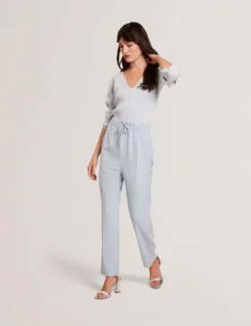 BALLIA Elastic Waist Tailored Woven Joggers