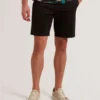 BARNHAM Regular Fit Cotton Blend Chino Shorts