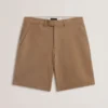 BARNHAM Regular Fit Cotton Blend Chino Shorts