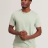BARTOL Lightweight Cotton Linen Crew Neck T-Shirt