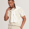 BARYN Jacquard Botanical Wool Blend T-Shirt