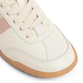 BEA Logo Stripe Leather Sneakers