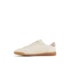 BEA Logo Stripe Leather Sneakers