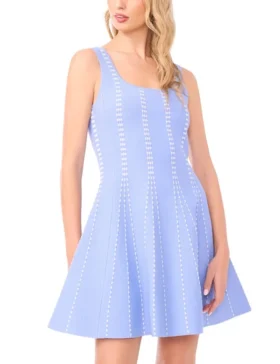 BELLA Sleeveless Square Neck Mini Dress