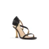 BELLE Bow Embellishment Satin Heeled Sandals