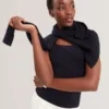 BINKKII Square Neck Knitted Vest Top