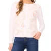 CASSIA Floral Overlay Crew Neck Cardigan CASSIA Floral Overlay Crew Neck Cardigan