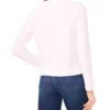 CASSIA Floral Overlay Crew Neck Cardigan CASSIA Floral Overlay Crew Neck Cardigan