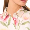 CASSIE Meadow Print Cotton Sleeveless Shirt Dress