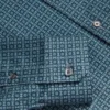 CAYLAXE Slim Fit Geo Print Cotton Blend Shirt
