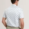 CHASKA Mini Floral Print Short Sleeve Shirt