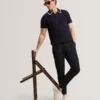 CIALDAT Tapered Leg Stretch Waist Woven Pants