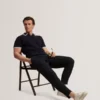 CIALDAT Tapered Leg Stretch Waist Woven Pants