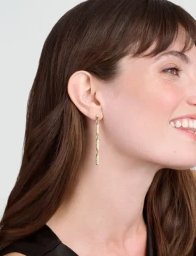 CORINNE Cosmic Crystal Drop Earrings