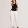 CREW NECK TANK TOP WITH RIB Black