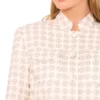 CROPPED STRUCTURED POCKET DETAIL JACKET Ivory