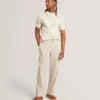CULVERR Relaxed Linen Blend Elasticated Trousers