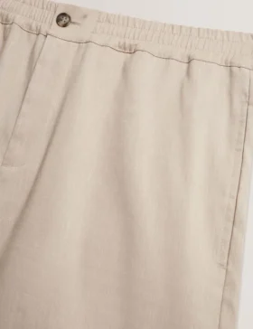 CULVES Relaxed Linen Blend Elasticated Shorts