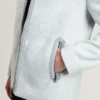 DOMNICO Funnel Neck Zip-Up Fleece Jacket