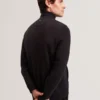 DURANO Quilted Front Zip-Through Knit Jacket