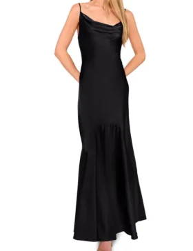 EILA Cowl Neck Strap Dress