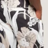 ELTHAMM Relaxed Botanical Print Pull-On Shorts