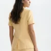 EUGENIA Tailored Short Sleeve Woven Blazer