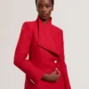 EVIGNA Wool Rich Hourglass Short Wrap Coat