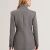 EVIGNA Wool Rich Hourglass Short Wrap Coat