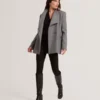 EVIGNA Wool Rich Hourglass Short Wrap Coat