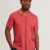 FENDRY Relaxed Cotton Linen Button-Through Shirt