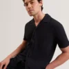 FENDRY Relaxed Cotton Linen Button-Through Shirt