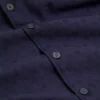 FLEURRE Jacquard Floral Cotton Short Sleeve Shirt
