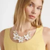 FULLA Furled Flower Enamel Necklace FULLA Furled Flower Enamel Necklace