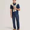GANMO Relaxed Pull-On Chambray Pants