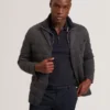 GEROME Quilted Blazer With High Neck Liner