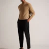 GLANT Cashmere Cable Detail Crew Neck Jumper